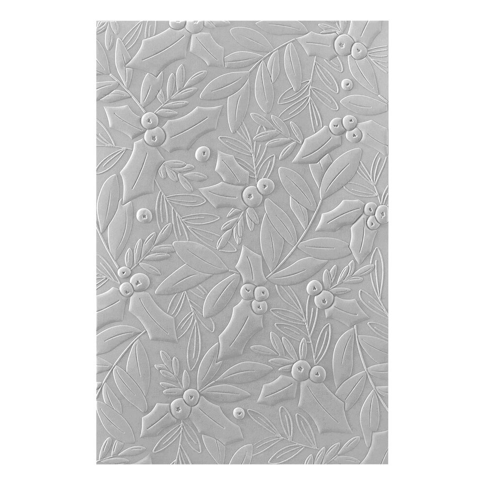 Spellbinders Holly & Foliage 3D Embossing Folder (E3D-060) Spellbinders Holly & Foliage 3D Embossing Folder (E3D-060)