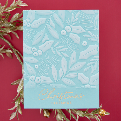 Spellbinders Holly & Foliage 3D Embossing Folder (E3D-060) Spellbinders Holly & Foliage 3D Embossing Folder (E3D-060)