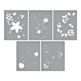 Spellbinders Christmas Florals Stencil (STN-066) (OUTLET)