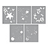 Christmas Florals Stencil (STN-066) (OUTLET)