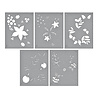 Spellbinders Christmas Florals Stencil (STN-066) (OUTLET) Spellbinders Christmas Florals Stencil (STN-066) (OUTLET)