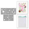 Spellbinders Christmas Florals Stencil (STN-066) (OUTLET) Spellbinders Christmas Florals Stencil (STN-066) (OUTLET)