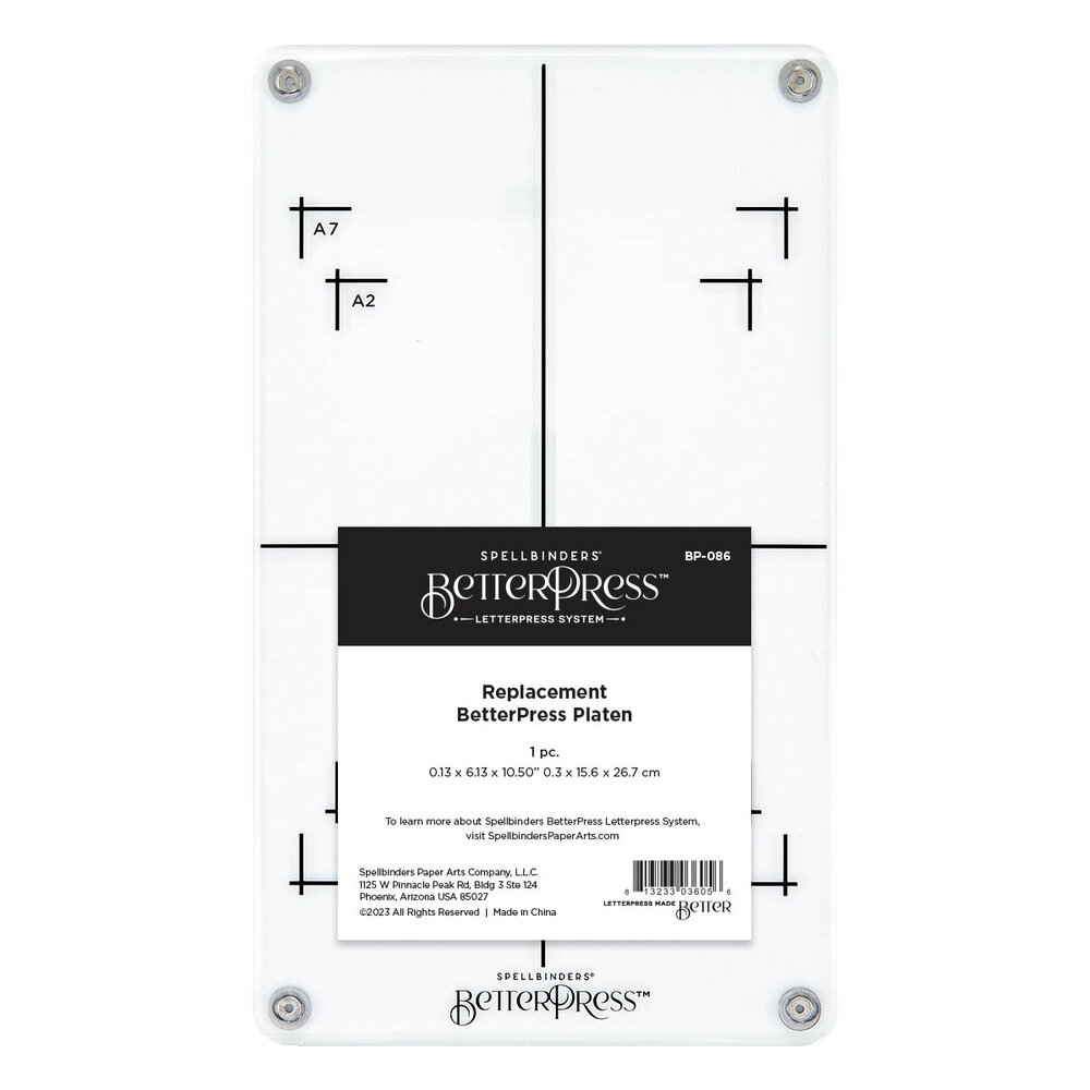 Spellbinders BetterPress Replacement Platen (BP-086)