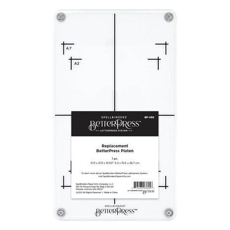 Spellbinders BetterPress Replacement Platen (BP-086)