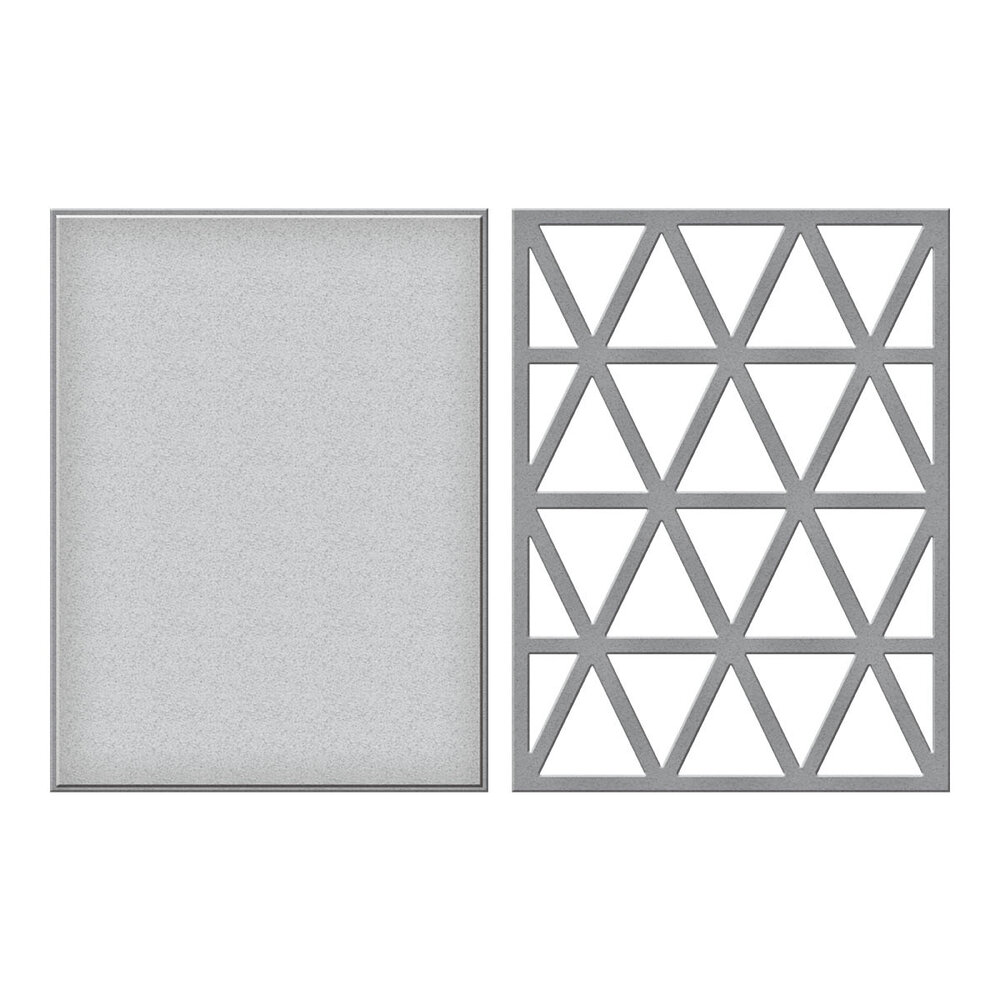 Spellbinders Pennants Background Etched Dies (S4-1274) (OUTLET)