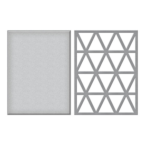 Spellbinders Pennants Background Etched Dies (S4-1274) (OUTLET)