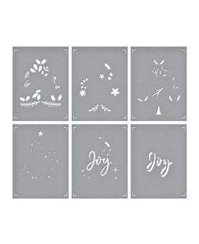 Spellbinders Layered Joy Tree Stencils (STN-069) (OUTLET)