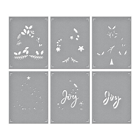 Spellbinders Layered Joy Tree Stencils (STN-069) (OUTLET)