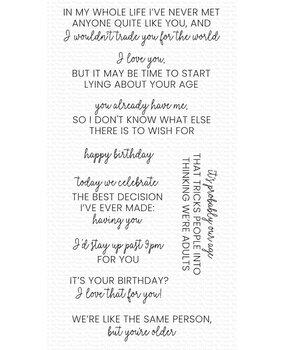 My Favorite Things All About Your Birthday Clear Stamps (CS-806) (OUTLET)
