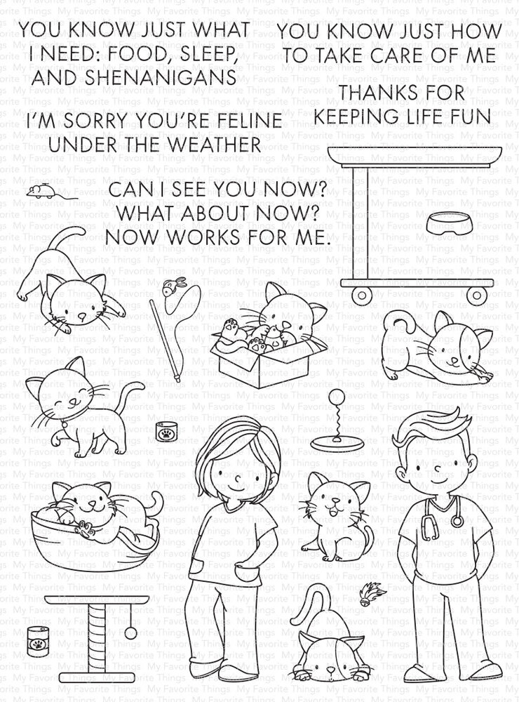 My Favorite Things Feline Fun Clear Stamps (YUZU-020) (OUTLET) My Favorite Things Feline Fun Clear Stamps (YUZU-020) (OUTLET)