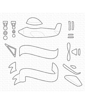 My Favorite Things Plane and Simple Die-namics (MFT-2576) (OUTLET)