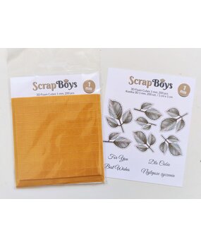 ScrapBoys 3D Foam Cubes 1 mm 1x1 cm (200pcs) (SB-03) (DISCONTINUED)