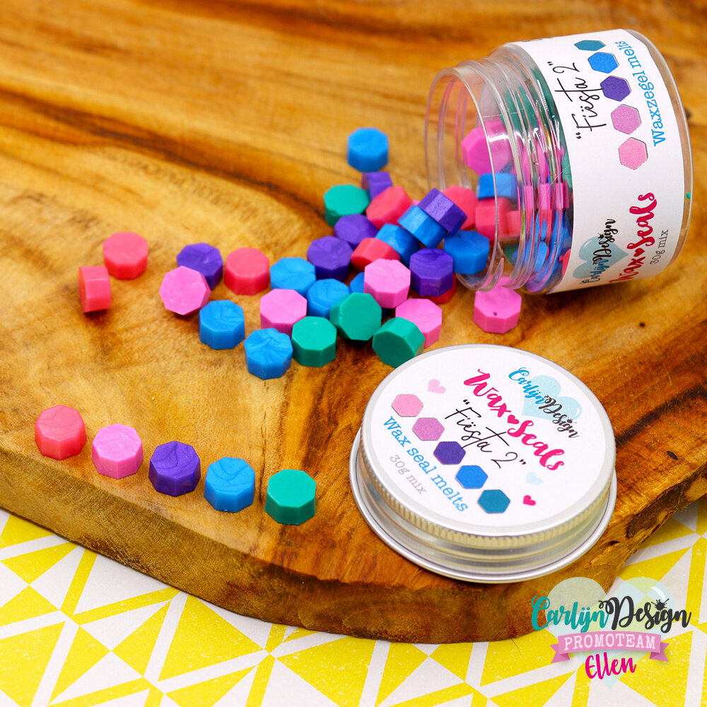 CarlijnDesign Wax Seal Melts "Fiesta 2" 30g (CDWX-0012) (DISCONTINUED) CarlijnDesign Wax Seal Melts "Fiesta 2" 30g (CDWX-0012) (DISCONTINUED)