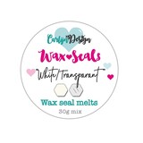 CarlijnDesign Wax Seal Melts "White/Transparant" 30g (CDWX-0034) (DISCONTINUED)