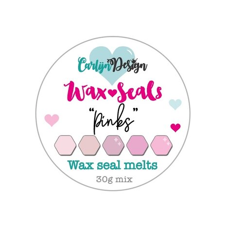 CarlijnDesign Wax Seal Melts "Pinks" 30g (CDWX-0035) (OUTLET)