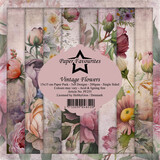 Paper Favourites Vintage Flowers 6x6 Inch Paper Pack (PF255) (DISCONTINUED)