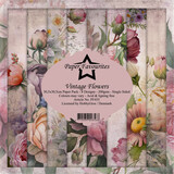 Paper Favourites Vintage Flowers 12x12 Inch Paper Pack (PF455) (DISCONTINUED)