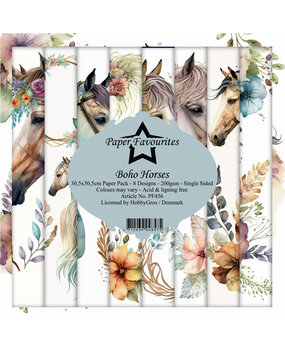 Paper Favourites Boho Horses 12x12 Inch Paper Pack (PF456) (DISCONTINUED)