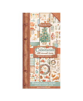 Stamperia All Around Christmas Collectables 6x12 Inch Paper Pack (SBBV24) (DISCONTINUED)