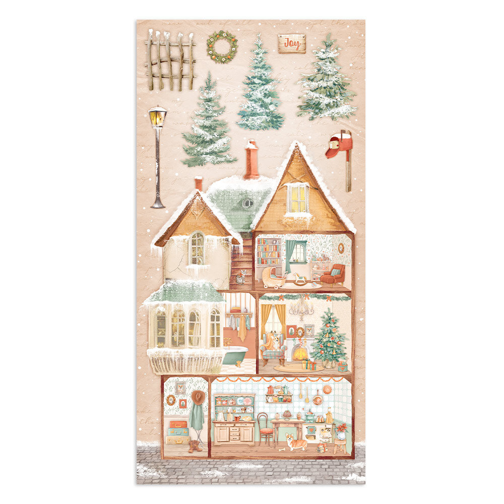 Stamperia All Around Christmas Collectables 6x12 Inch Paper Pack (SBBV24) (DISCONTINUED) Stamperia All Around Christmas Collectables 6x12 Inch Paper Pack (SBBV24) (DISCONTINUED)