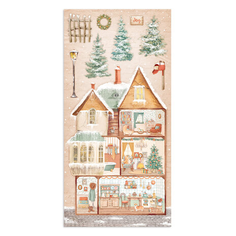 Stamperia All Around Christmas Collectables 6x12 Inch Paper Pack (SBBV24) (DISCONTINUED) Stamperia All Around Christmas Collectables 6x12 Inch Paper Pack (SBBV24) (DISCONTINUED)