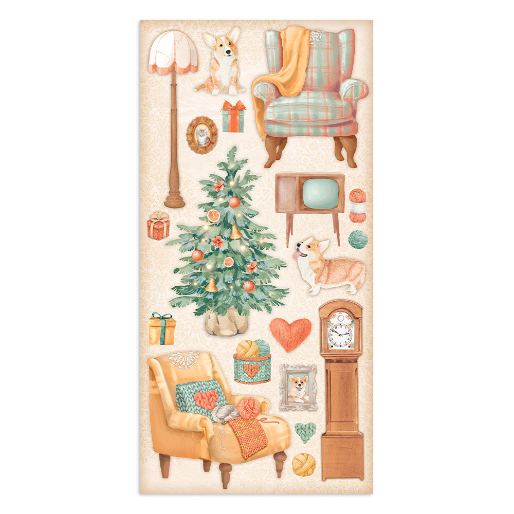 Stamperia All Around Christmas Collectables 6x12 Inch Paper Pack (SBBV24) (DISCONTINUED) Stamperia All Around Christmas Collectables 6x12 Inch Paper Pack (SBBV24) (DISCONTINUED)