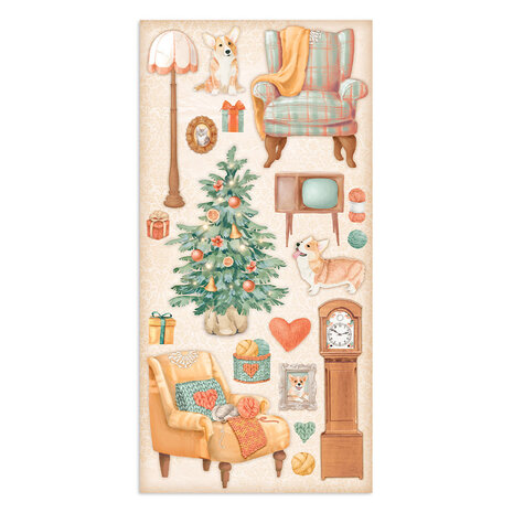 Stamperia All Around Christmas Collectables 6x12 Inch Paper Pack (SBBV24) (DISCONTINUED) Stamperia All Around Christmas Collectables 6x12 Inch Paper Pack (SBBV24) (DISCONTINUED)