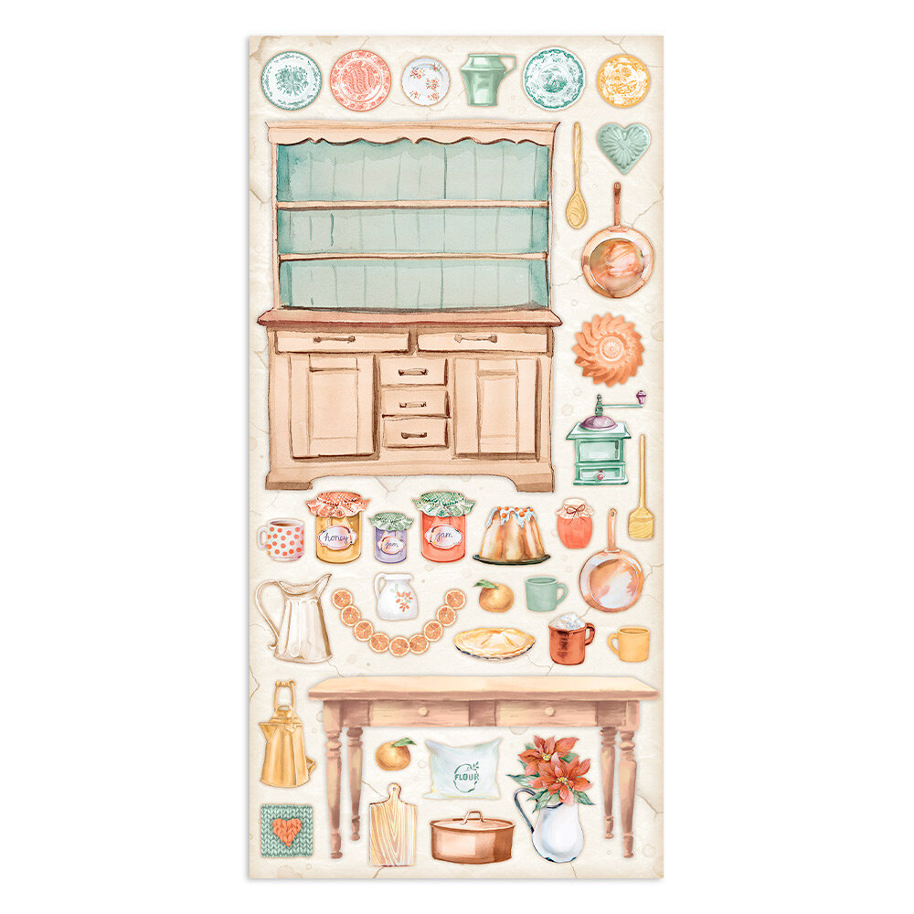 Stamperia All Around Christmas Collectables 6x12 Inch Paper Pack (SBBV24) (DISCONTINUED) Stamperia All Around Christmas Collectables 6x12 Inch Paper Pack (SBBV24) (DISCONTINUED)