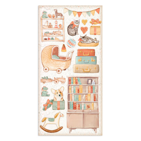 Stamperia All Around Christmas Collectables 6x12 Inch Paper Pack (SBBV24) (DISCONTINUED) Stamperia All Around Christmas Collectables 6x12 Inch Paper Pack (SBBV24) (DISCONTINUED)