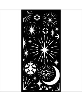 Stamperia Christmas Mixed Media Thick Stencil 12x25cm Christmas Stars and Moon (KSTDL86) (DISCONTINUED) Stamperia Christmas Mixed Media Thick Stencil 12x25cm Christmas Stars and Moon (KSTDL86) (DISCONTINUED)