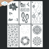 Elizabeth Craft Designs Journal 2 Stencils (S050) (OUTLET)
