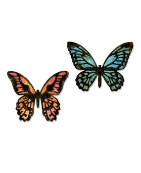 Sizzix Thinlits Die by Tim Holtz Detailed Butterflies Mini (4pcs) (661802) Sizzix Thinlits Die by Tim Holtz Detailed Butterflies Mini (4pcs) (661802)
