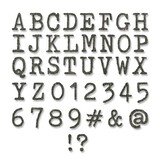 Sizzix Thinlits Die by Tim Holtz Alphanumeric Tiny Type Upper (133pcs) (664406) Sizzix Thinlits Die by Tim Holtz Alphanumeric Tiny Type Upper (133pcs) (664406)