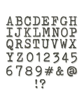 Sizzix Thinlits Die by Tim Holtz Alphanumeric Tiny Type Upper (133pcs) (664406) Sizzix Thinlits Die by Tim Holtz Alphanumeric Tiny Type Upper (133pcs) (664406)