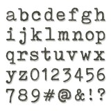 Sizzix Thinlits Die by Tim Holtz Alphanumeric Tiny Type Lower (146pcs) (664407) Sizzix Thinlits Die by Tim Holtz Alphanumeric Tiny Type Lower (146pcs) (664407)