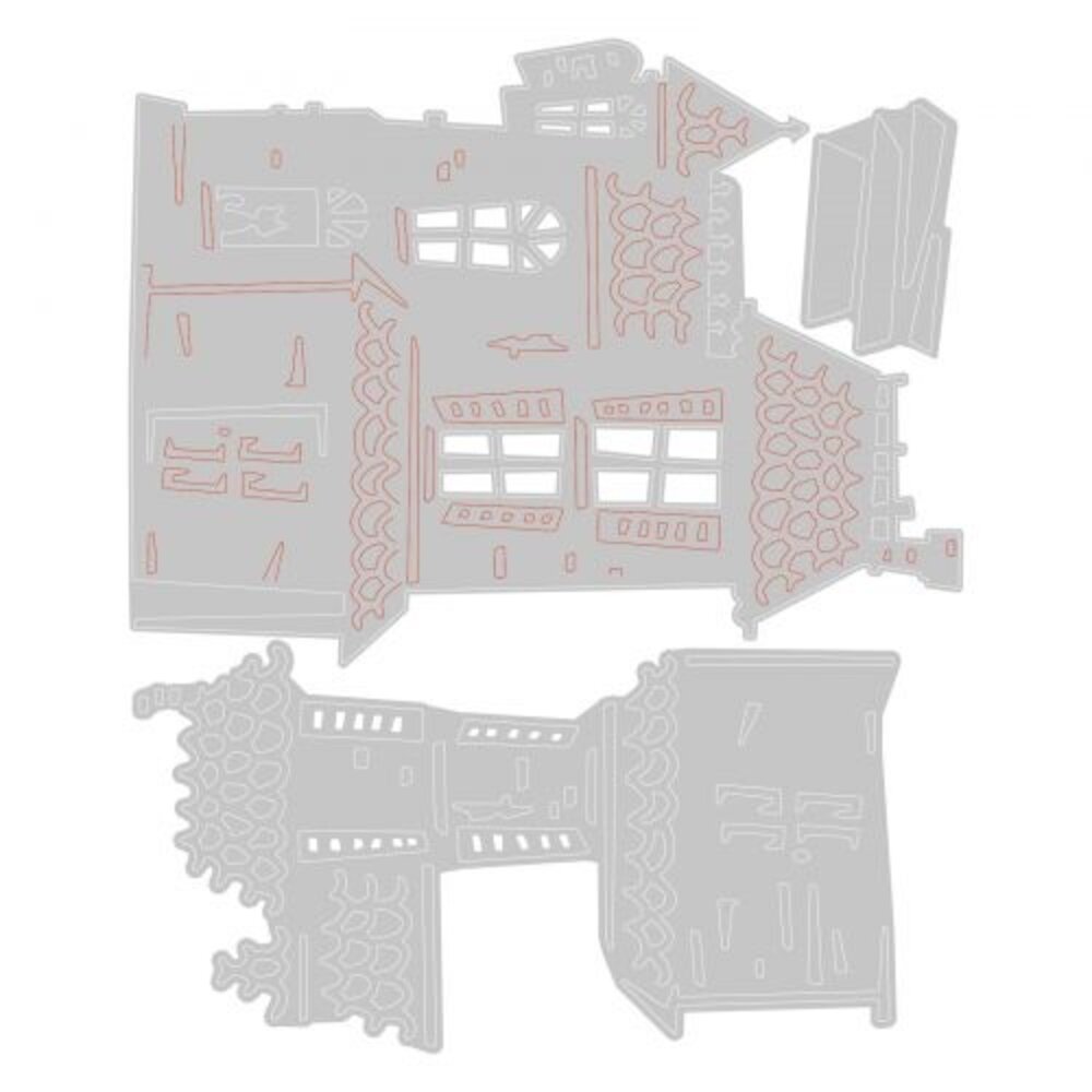 Sizzix Thinlits Die by Tim Holtz Haunted (3pcs) (664735) Sizzix Thinlits Die by Tim Holtz Haunted (3pcs) (664735)