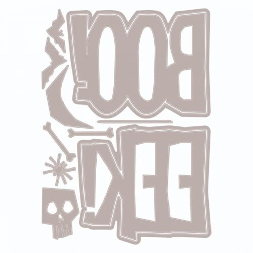 Sizzix Thinlits Die by Tim Holtz Big Frights (12pcs) (666381) (DISCONTINUED) Sizzix Thinlits Die by Tim Holtz Big Frights (12pcs) (666381) (DISCONTINUED)