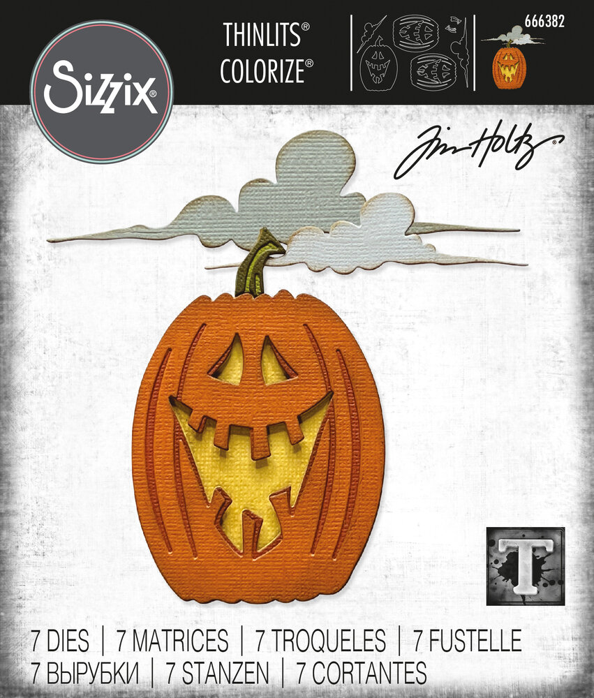 Sizzix Thinlits Colorize by Tim Holtz Edison (7pcs) (666382) (DISCONTINUED) Sizzix Thinlits Colorize by Tim Holtz Edison (7pcs) (666382) (DISCONTINUED)