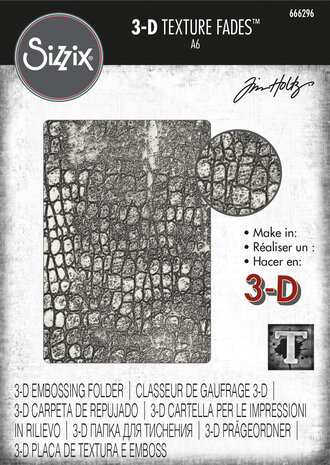 Sizzix 3D Texture Fades by Tim Holtz Reptile (666296) Sizzix 3D Texture Fades by Tim Holtz Reptile (666296)
