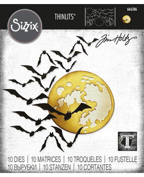 Sizzix Thinlits Die by Tim Holtz Moonlight (10pcs) (666386) Sizzix Thinlits Die by Tim Holtz Moonlight (10pcs) (666386)
