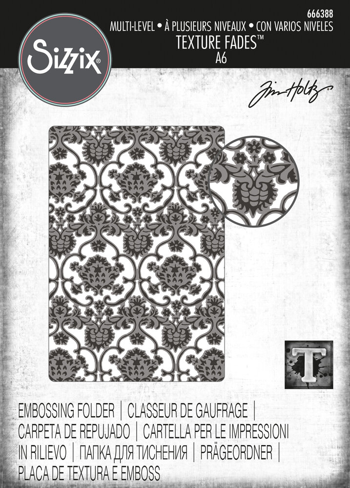 Sizzix Multi-Level Texture Fades by Tim Holtz Tapestry (666388) (DISCONTINUED)