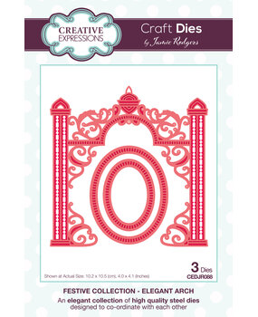 Creative Expressions Jamie Rodgers Craft Die Elegant Arch (CEDJR088) (OUTLET)