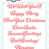 Creative Expressions Jamie Rodgers Craft Die Christmas Essential Sentiments (CEDJR093) (DISCONTINUED) Creative Expressions Jamie Rodgers Craft Die Christmas Essential Sentiments (CEDJR093) (DISCONTINUED)