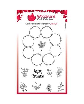 Woodware Bubble Circle Clear Stamps (JGS852) (OUTLET)