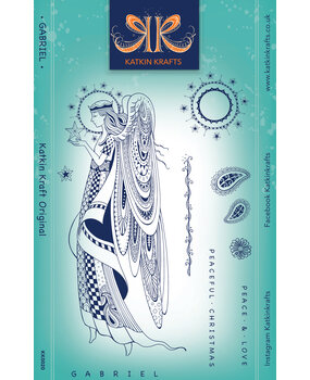 Katkin Krafts Gabriel A5 Clear Stamp Set (KK0020) (OUTLET)