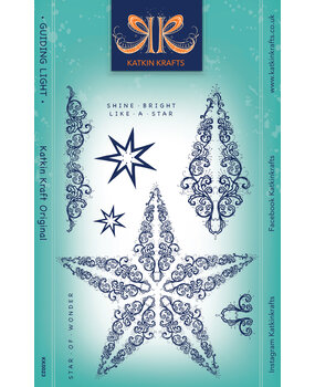 Katkin Krafts Guiding Light A5 Clear Stamp Set (KK0023) (OUTLET)