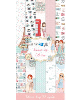 Papers For You Summer Trip Slim Paper Pack (10pcs) (PFY-12136) (DISCONTINUED)