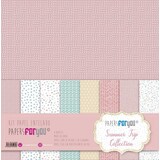 Papers For You Summer Trip 12x12 Inch Canvas Scrap Pack (8pcs) (PFY-12289) (DISCONTINUED)