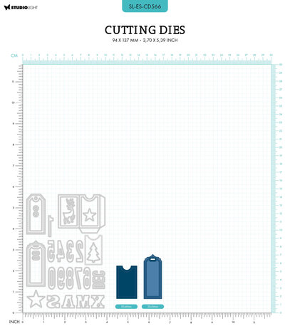 Studio Light Mini Pocket Christmas Essentials Cutting Dies (SL-ES-CD566) (OUTLET) Studio Light Mini Pocket Christmas Essentials Cutting Dies (SL-ES-CD566) (OUTLET)