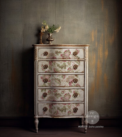 Re-Design with Prima Boho Paisley 24x35 Inch Decor Transfers (665531) (DISCONTINUED) Re-Design with Prima Boho Paisley 24x35 Inch Decor Transfers (665531) (DISCONTINUED)